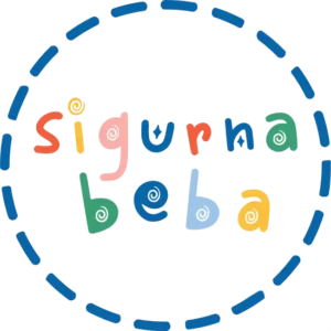 Sigurna Beba - logo kruzni