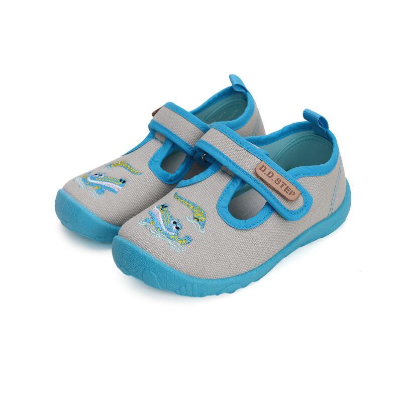 Platnene patofne barefoot za bebe D.D.Step